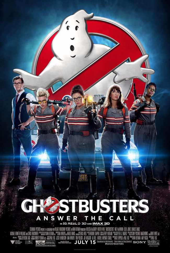 Epic New Poster from Ghostbusters Reboot