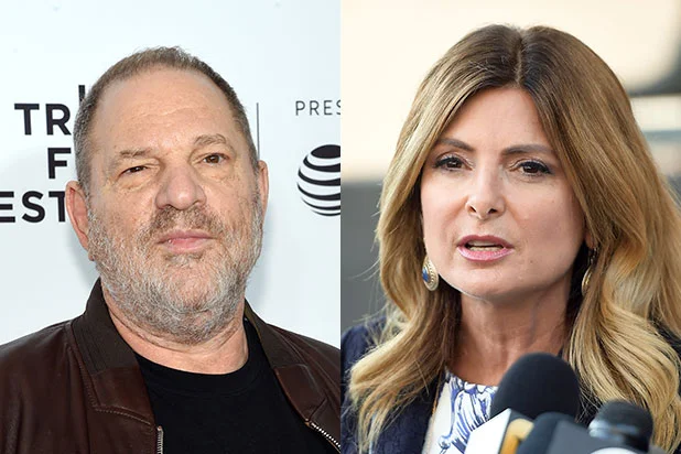 Harvey Weinstein, Lisa Bloom. (The Wrap)